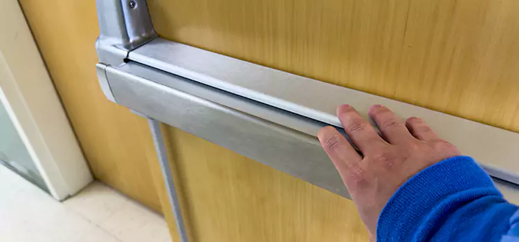 Installing a Push Bar on a Door Bellevue